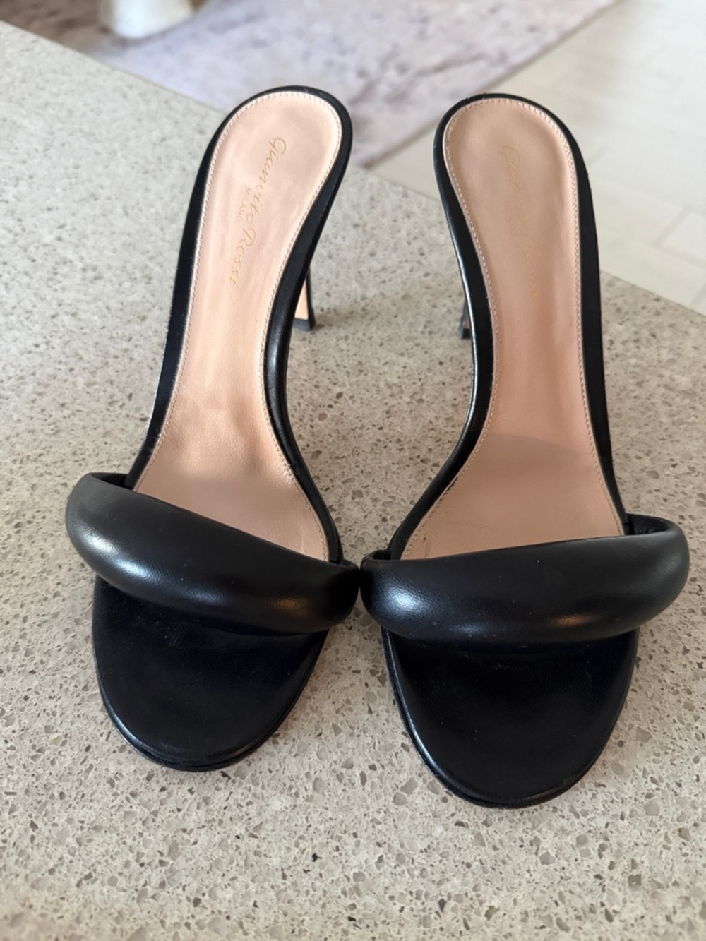 Gianvito Rossi BNWT Bijoux 85mm leather mulesz